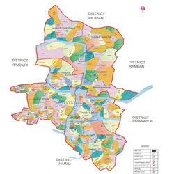 Map Of Jammu and Kashmir