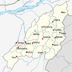 Map Of Nagaland