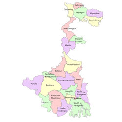 Map Of West Bengal